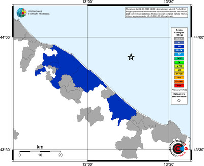Mappa EMS - territori comuni