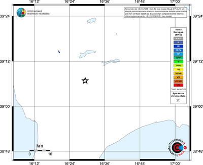 Mappa EMS - territori località