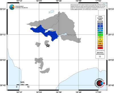 Mappa EMS - territori comuni