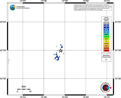 Mappa MCS - territori località