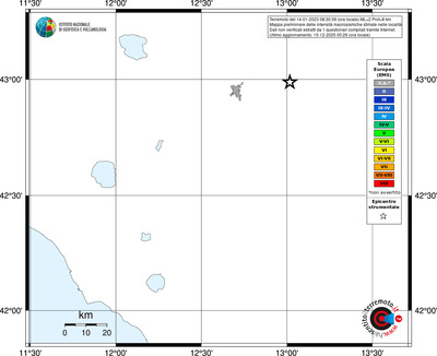Mappa EMS - territori località