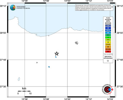 Mappa EMS - territori località