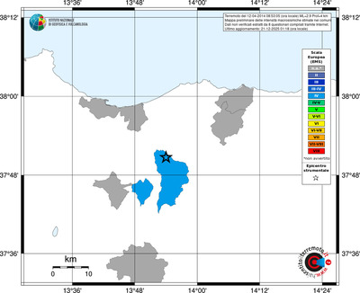 Mappa EMS - territori comuni