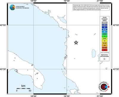 Mappa EMS - territori delle località
