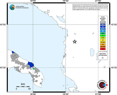 Mappa EMS - territori comuni