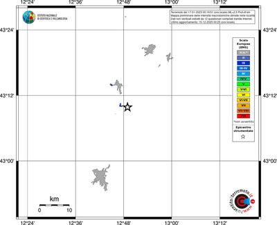 Mappa EMS - territori località