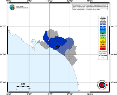 Mappa EMS - territori comuni