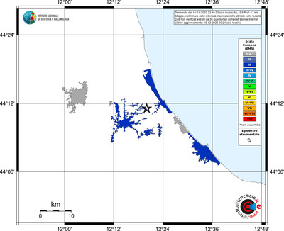 Mappa EMS - territori località