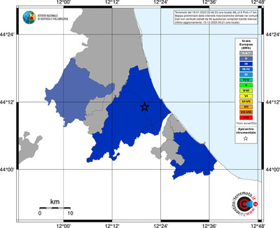 Mappa EMS - territori comuni