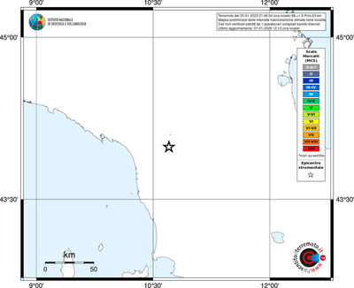 Mappa MCS - territori località