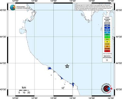 Mappa EMS - territori località