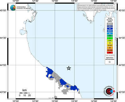 Mappa EMS - territori comuni