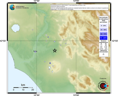 Mappa comuni con almeno 3 questionari