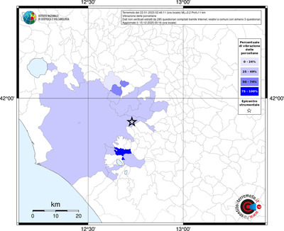 Mappa territorio comunale con almeno 3 questionari
