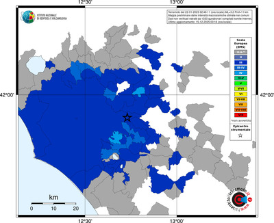 Mappa EMS - territori comuni