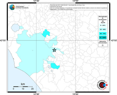 Mappa territorio comunale con almeno 3 questionari