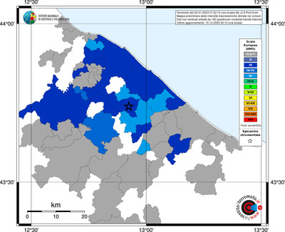 Mappa EMS - territori comuni