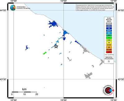 Mappa MCS - territori località
