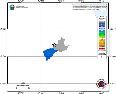 Mappa MCS - territori comuni