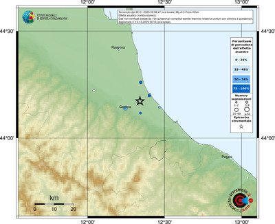 Mappa comuni con almeno 3 questionari