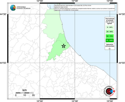 Mappa territorio comunale con almeno 3 questionari