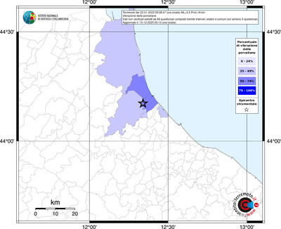 Mappa territorio comunale con almeno 3 questionari