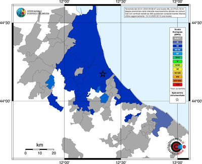 Mappa EMS - territori comuni