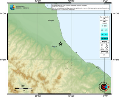 Mappa comuni con almeno 3 questionari
