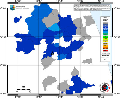 Mappa EMS - territori comuni