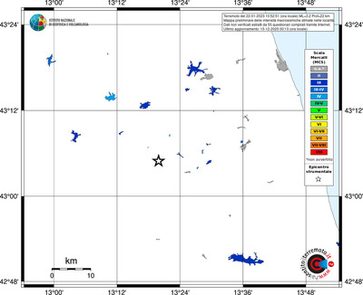 Mappa MCS - territori località