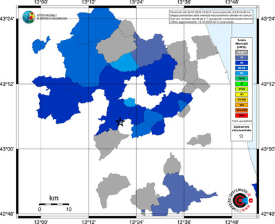 Mappa MCS - territori comuni