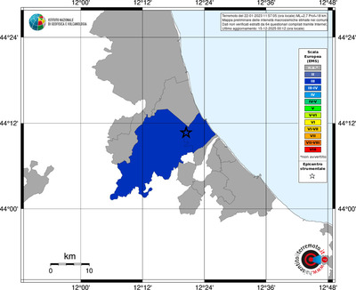Mappa EMS - territori comuni