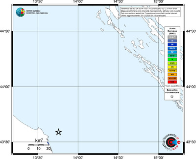 Mappa EMS - territori località