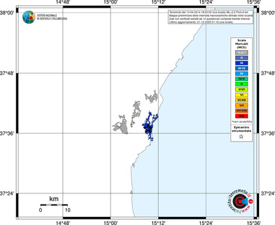 Mappa MCS - territori località