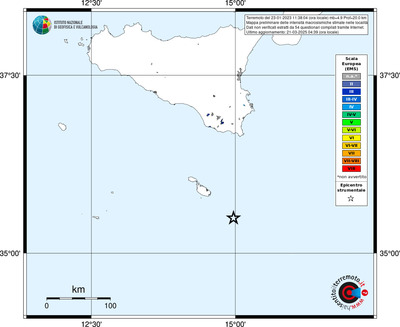 Mappa EMS - territori delle località
