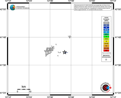 Mappa EMS - territori località