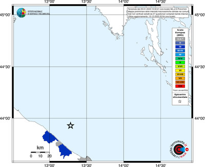 Mappa EMS - territori comuni