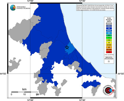 Mappa EMS - territori comuni