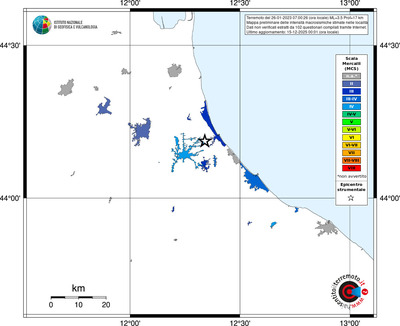 Mappa MCS - territori località