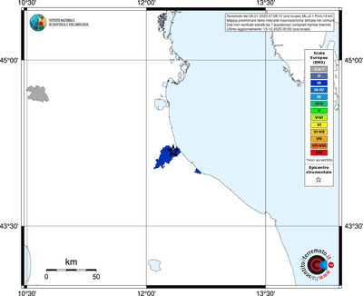 Mappa EMS - territori comuni