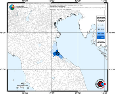 Mappa territorio comunale con almeno 3 questionari