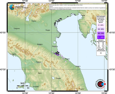 Mappa comuni con almeno 3 questionari