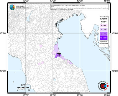 Mappa territorio comunale con almeno 3 questionari