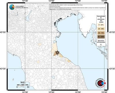 Mappa territorio comunale con almeno 3 questionari