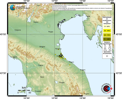 Mappa comuni con almeno 3 questionari