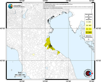Mappa territorio comunale con almeno 3 questionari