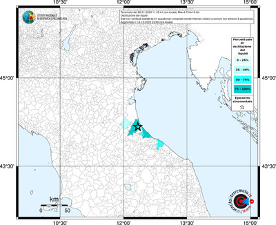Mappa territorio comunale con almeno 3 questionari