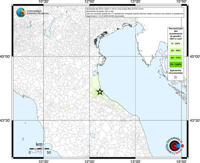 Mappa territorio comunale con almeno 3 questionari