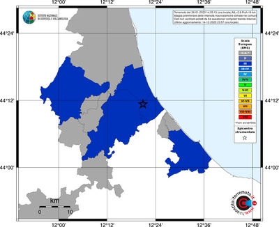 Mappa EMS - territori comuni