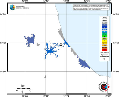 Mappa MCS - territori località
